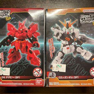 Mobility Joint Gundam Bandai Individual Figures Sazabi + Nu Gundam Set